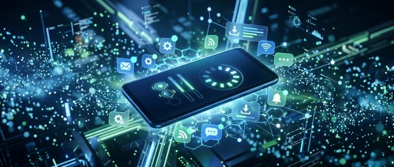Смартфон с новым обновлением Android 17