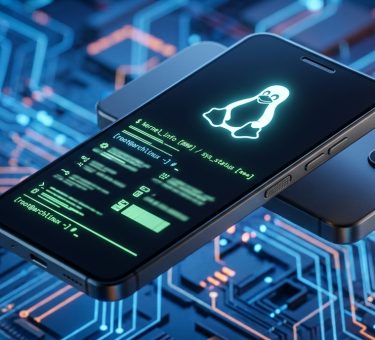 Концепт-рендер Linux-смартфона 2026 года