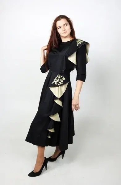 Чорна святкова сукня Мері бренду Kosher Style